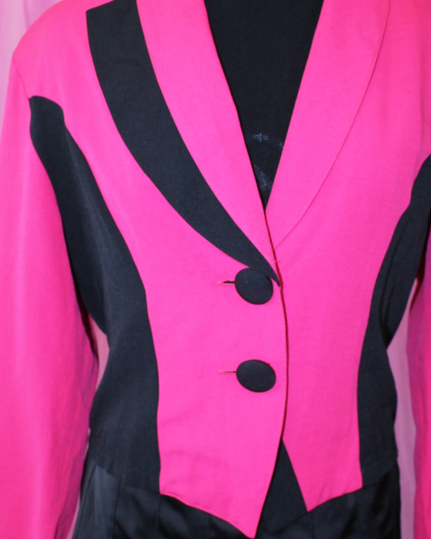 Vintage Hot Pink Blazer- Size 12