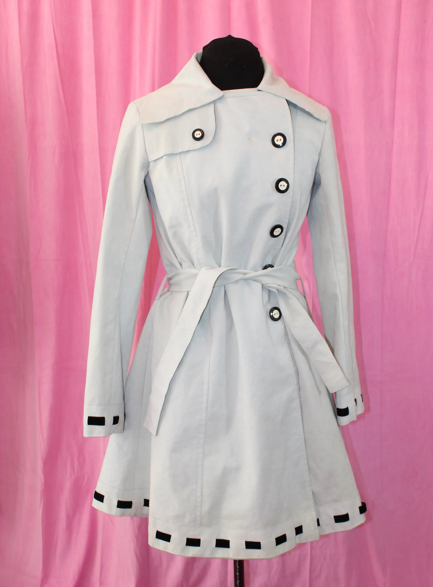 Vintage | Womens | Jacket & Skirt Set | Baby Blue | Size XS