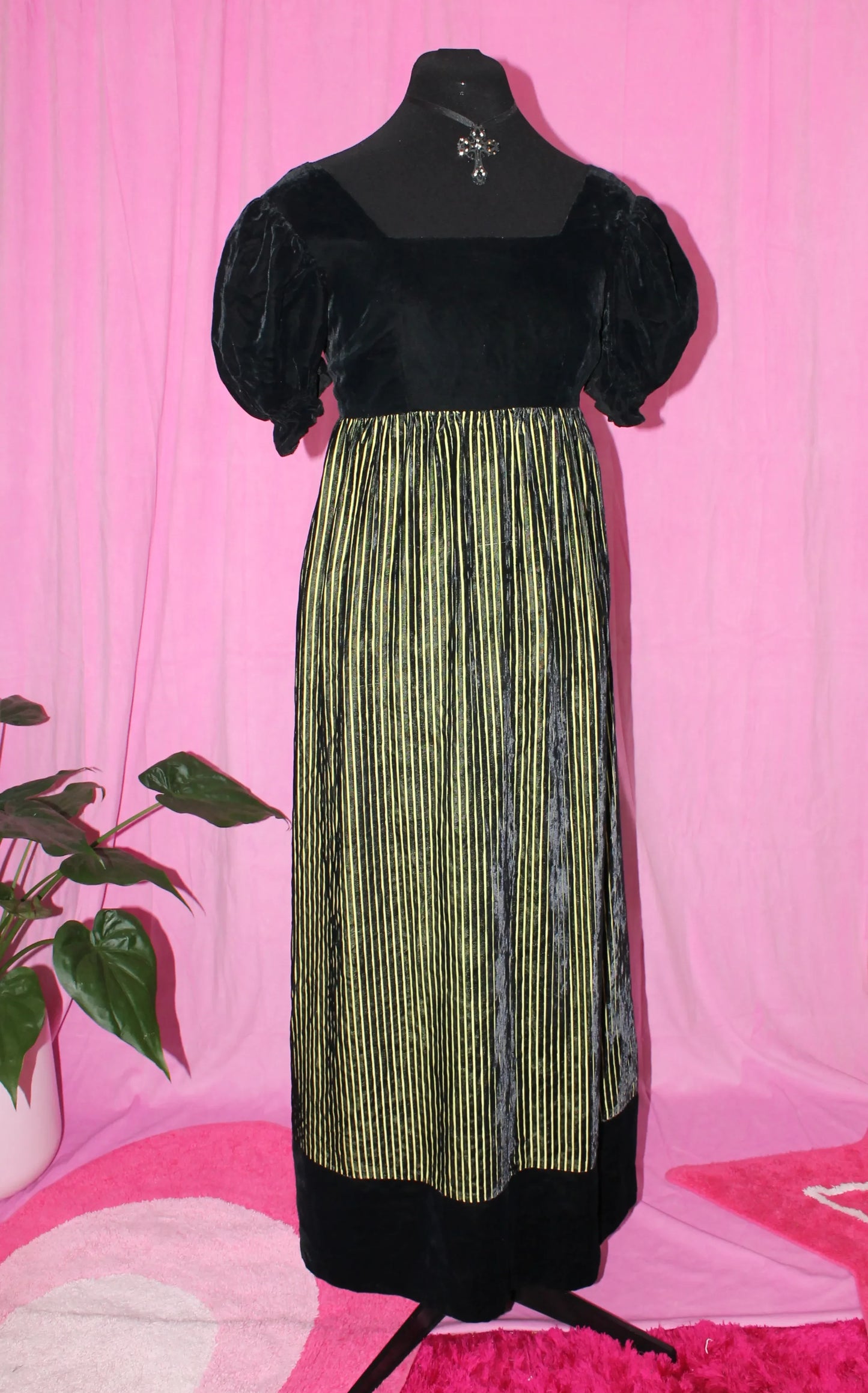 Empire Waist Regency Period Dress- Size XS