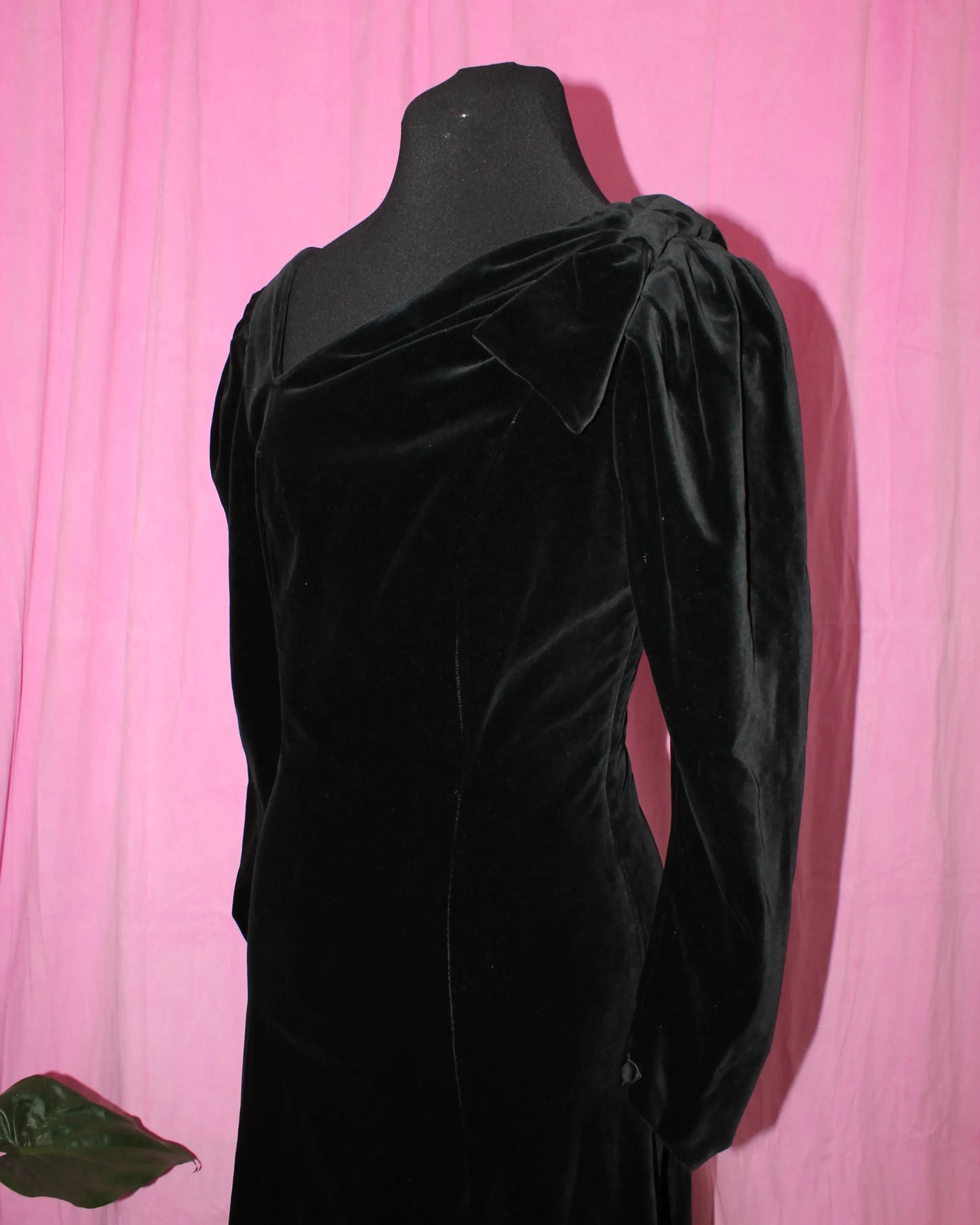 Black Velvet Laura Ashley Dress- Size XS