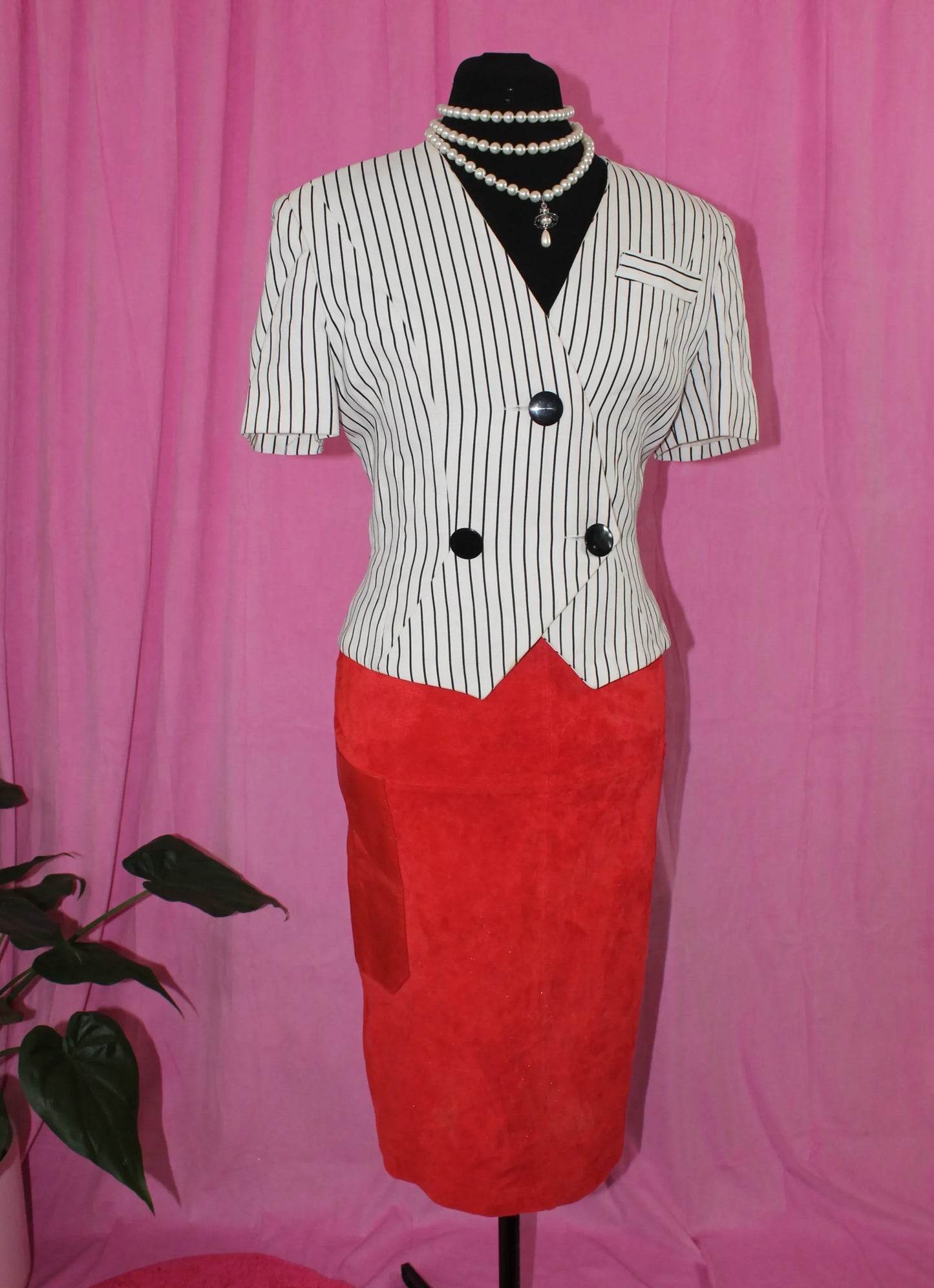 Striped Blazer - Size M