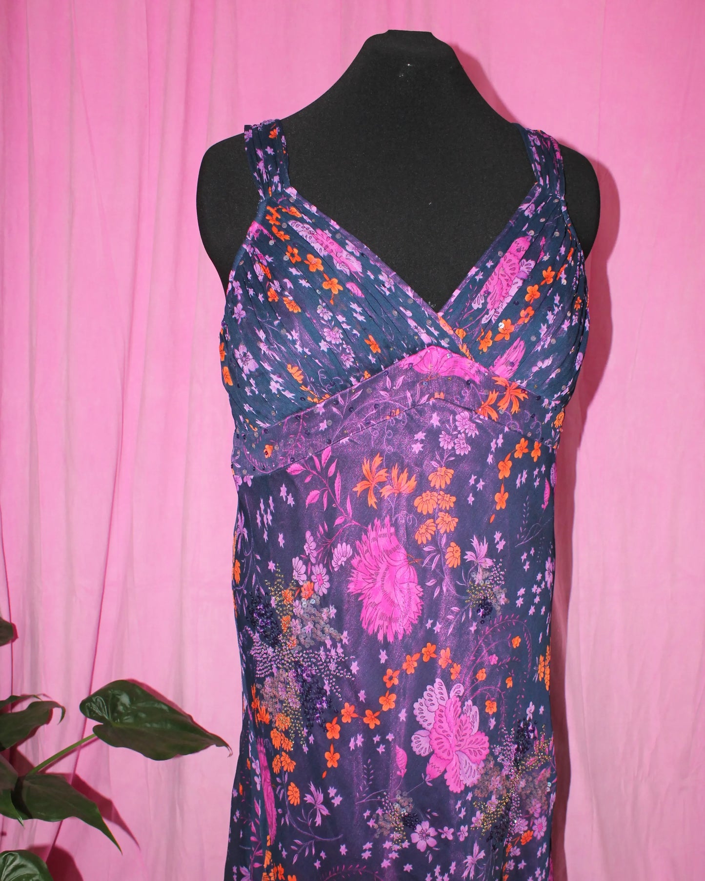 Bertex Purple Overlay Dress- Size 18