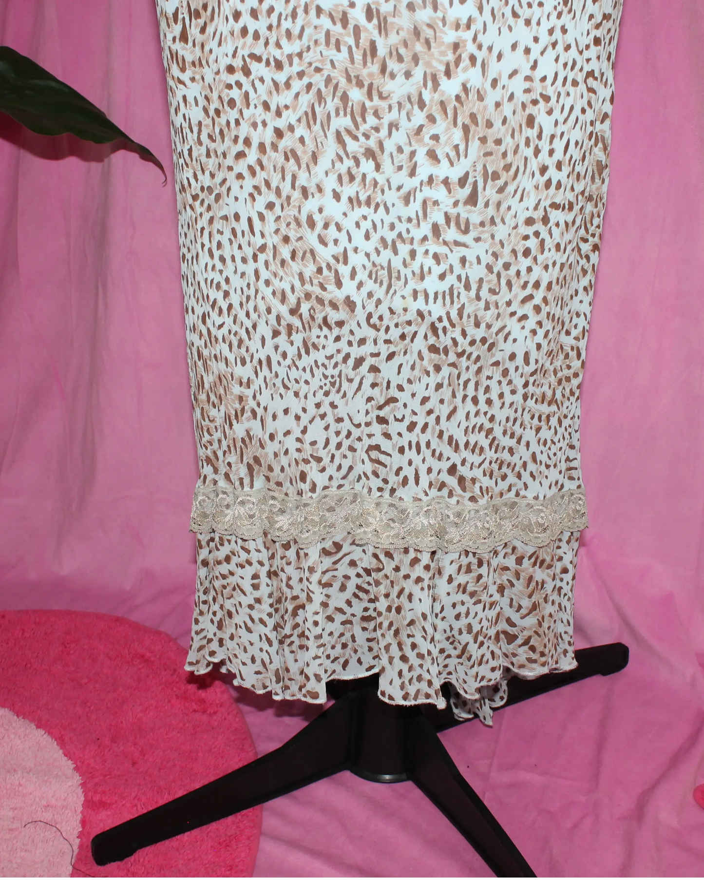 Leopard Blue Lace- Size L 20/22