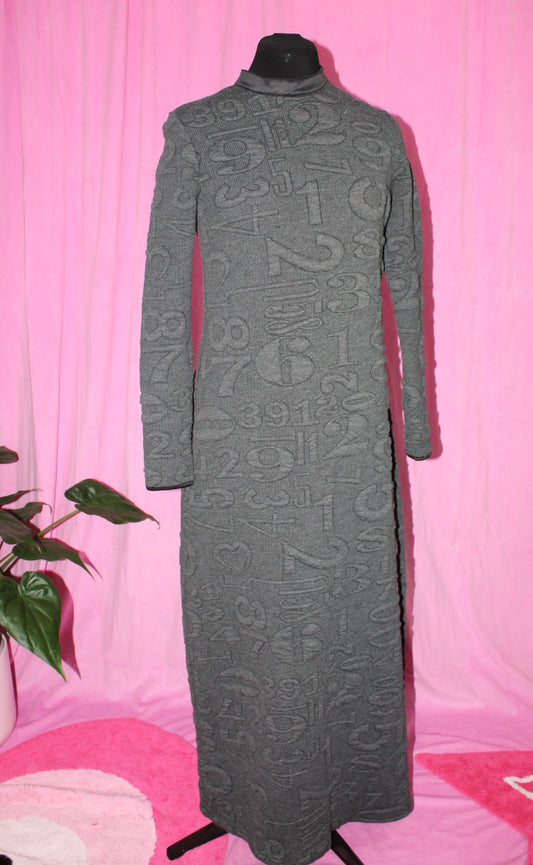 Maxi Ribbed Number Sweater Dress- Size M