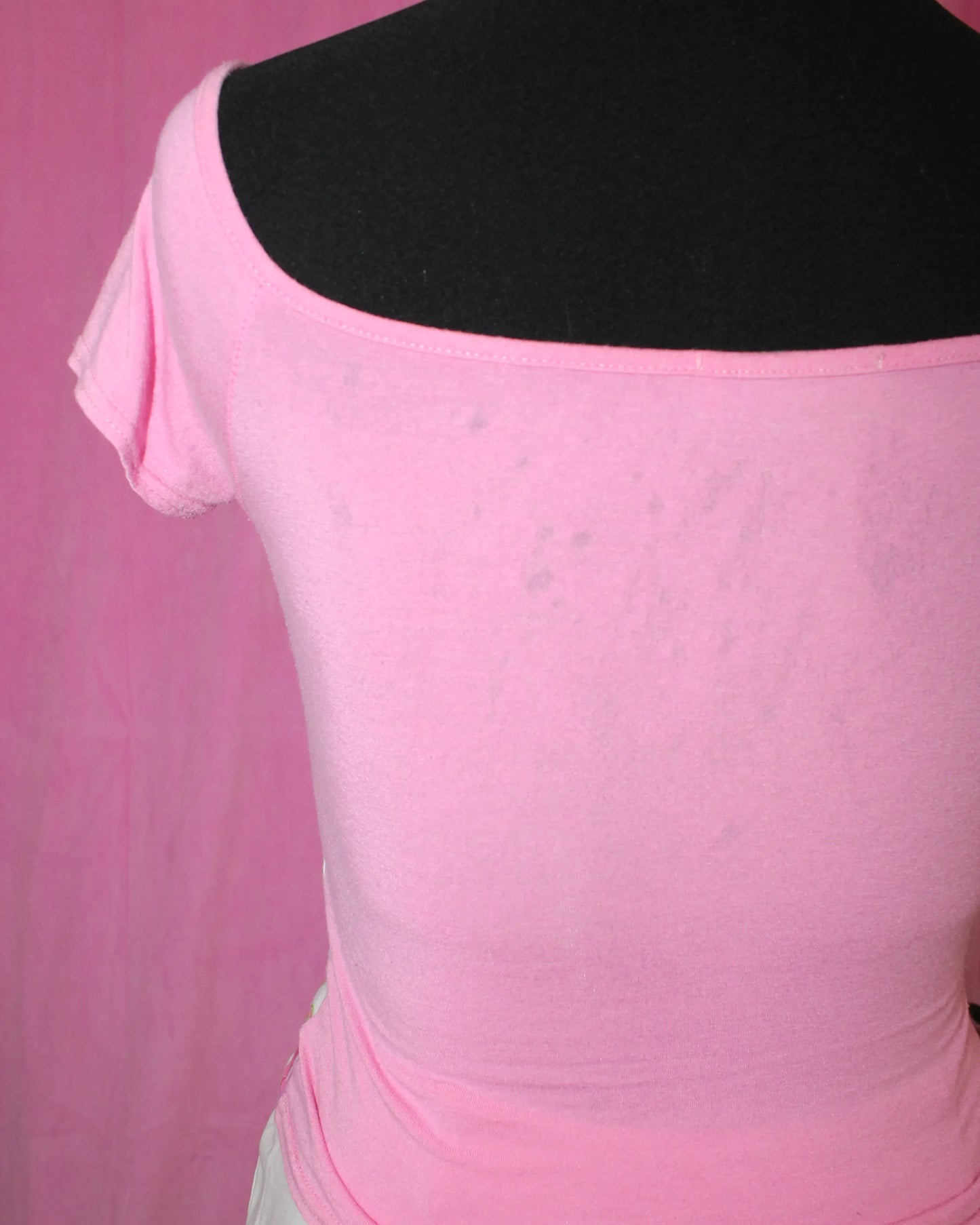 Vintage | Top | Pink Mock Halter | Size M