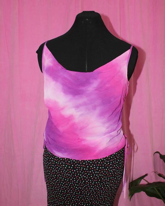 Wallis | Top | Purple Tie Dye | Size 12