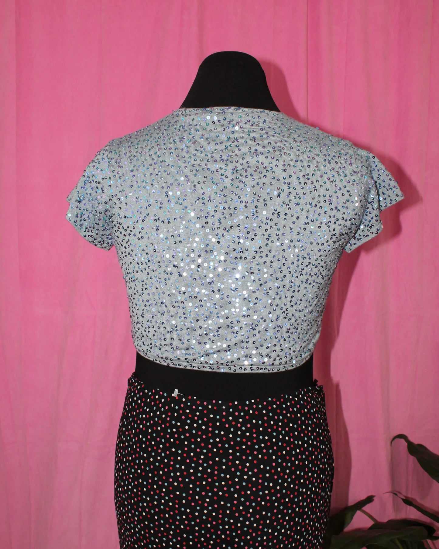 Laura Ashley | Bolero | Blue Sequin | Size 10