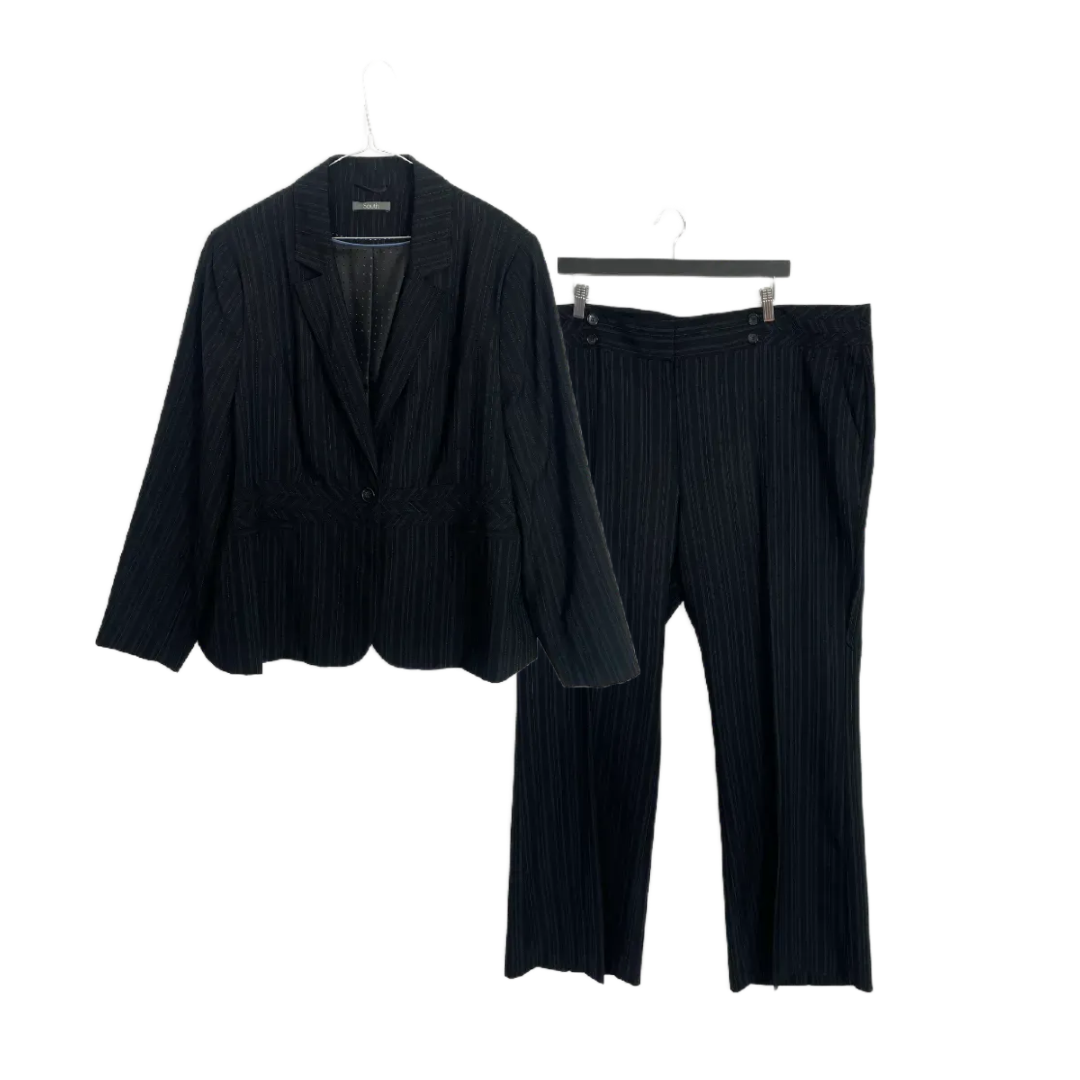 Striped 2 Piece Suit - Size 24 L