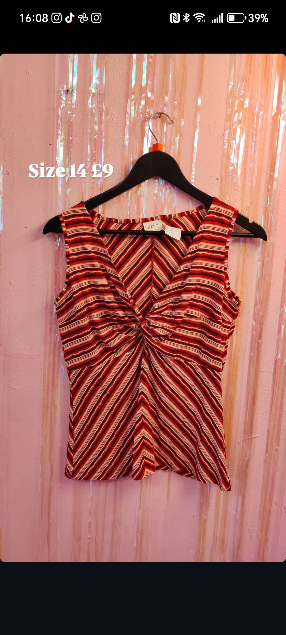 Next Striped Tank