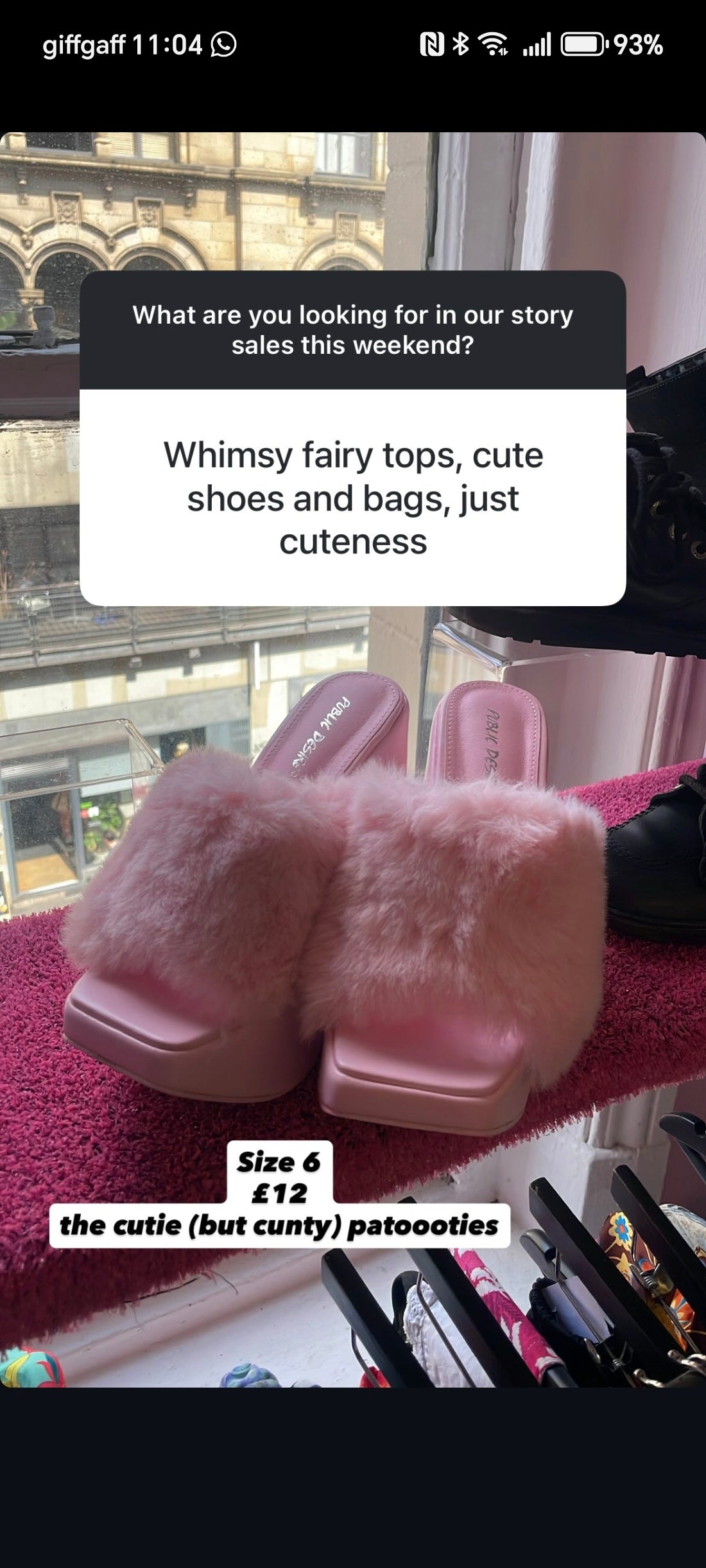 Fluffy wedge heels