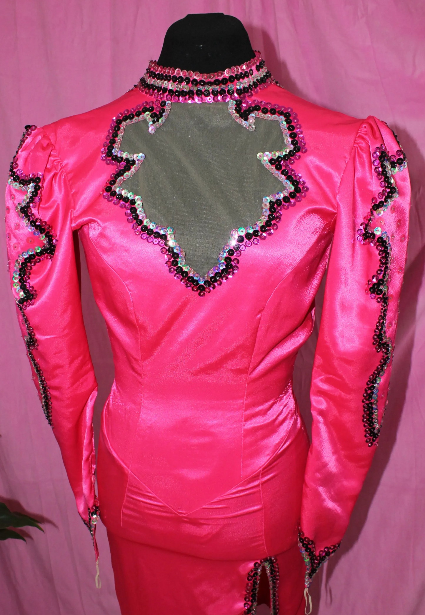 Hot Pink Showgirl Costume - Size XXS