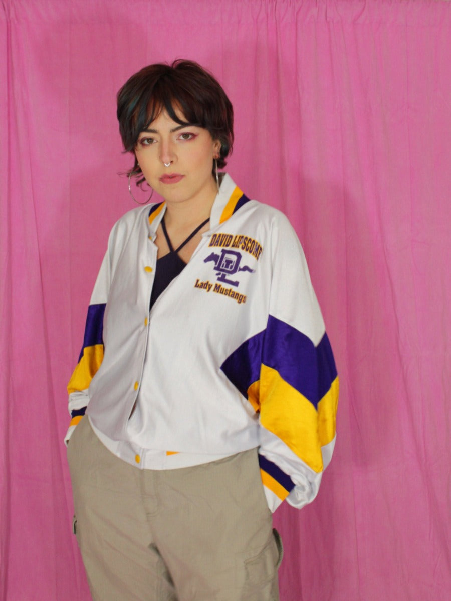 Lady Mustang Athletic Bomber Jacket- Size L (18-20)